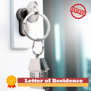 Letter of Residence